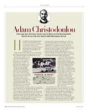 In the spotlight – Adam Christodoulou - Left