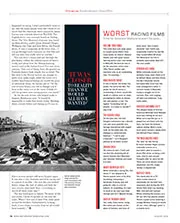 Worst racing films - Left