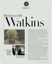 Formula 1 – Sid Watkins - Left