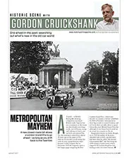 Historic scene with Gordon Cruickshank - Left
