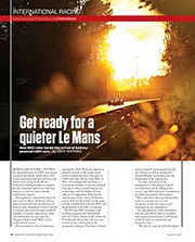 Get ready for a quieter Le Mans - Left