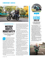 MotoGP boosts road safety - Left