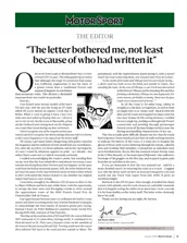 Editor's Letter - Left