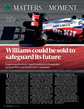 Williams could be sold to safeguard its future - Left