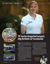 W Series hopeful targets big British GP weekend - Left