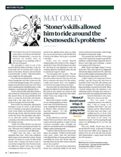 'Stoner’s skills allowed him to ride around the Desmosedici’s problems' - Left