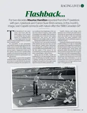 Flashback: Capelli feeds the seagulls in Canada - Left