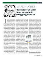 'Daniel Ricciardo has fallen from megastar to struggling also-ran': Mark Hughes - Left