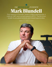 Mark Blundell: The Motor Sport interview cover