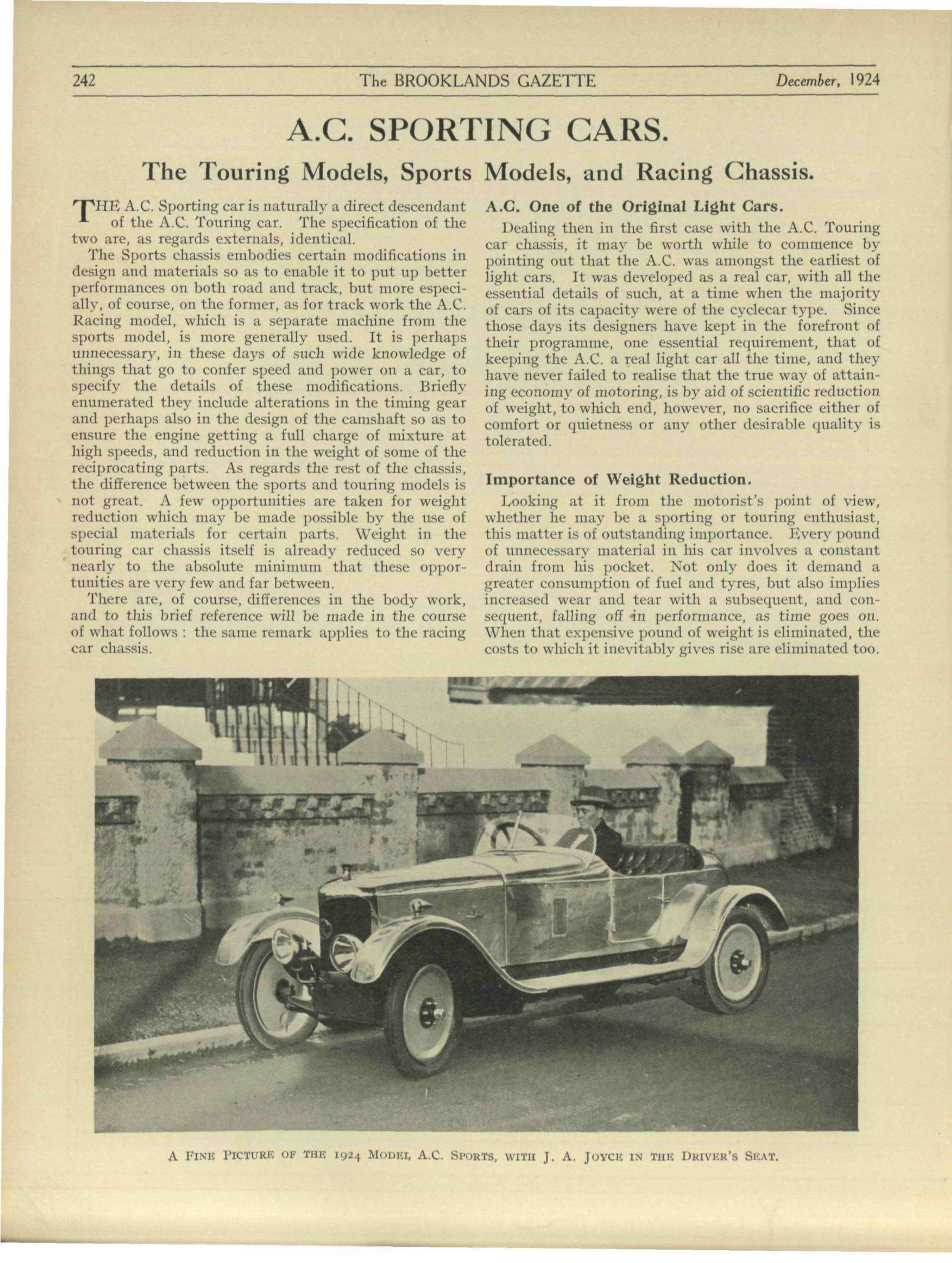 December 1924 - Motor Sport Magazine