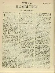 RUMBLINGS, December 1930 - Left