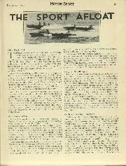 THE SPORT AFLOAT - Left