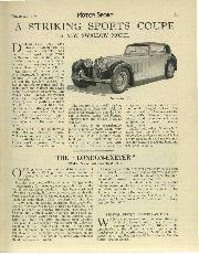 A STRIKING SPORTS COUPE A NEW SWALLOW MODEL - Left