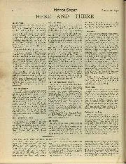 HERE AND THERE, December 1932 - Left