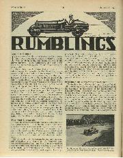 RUMBLINGS, December 1933 - Left