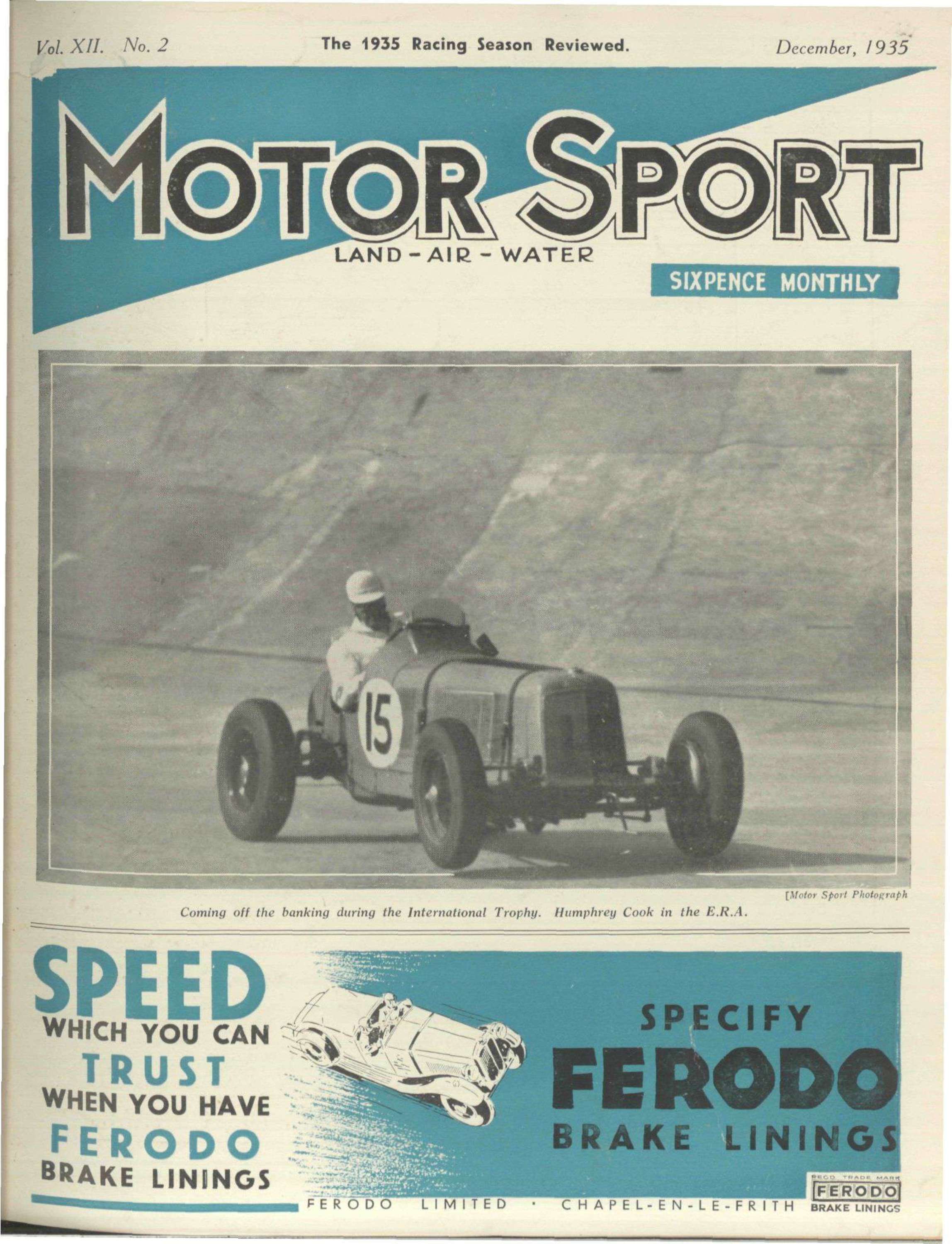 Cover image for December 1935