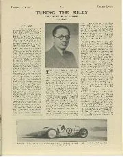 TUNING THE RILEY - Left