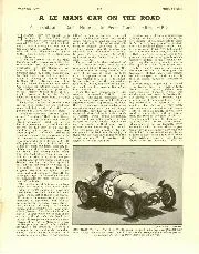 A Le Mans Car on the Road - Left