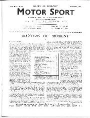 MATTERS OF MOMENT, December 1951 - Left