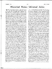 Historical Notes: Universal Joints - Left