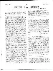 Letters from Readers, December 1952 - Left