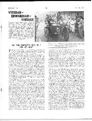 Veteran Edwardian Vintage, December 1956 - Left