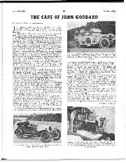 The cars of John Goddard - Left