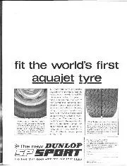 fit the world's first aquajet tyre - Left