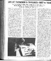 Life at Thomson & Taylor's -- 1927 to 1939 - Left