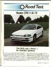 Road Test : Honda CRX 1.6i -16 - Left
