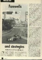 Farewells and strategies - Left