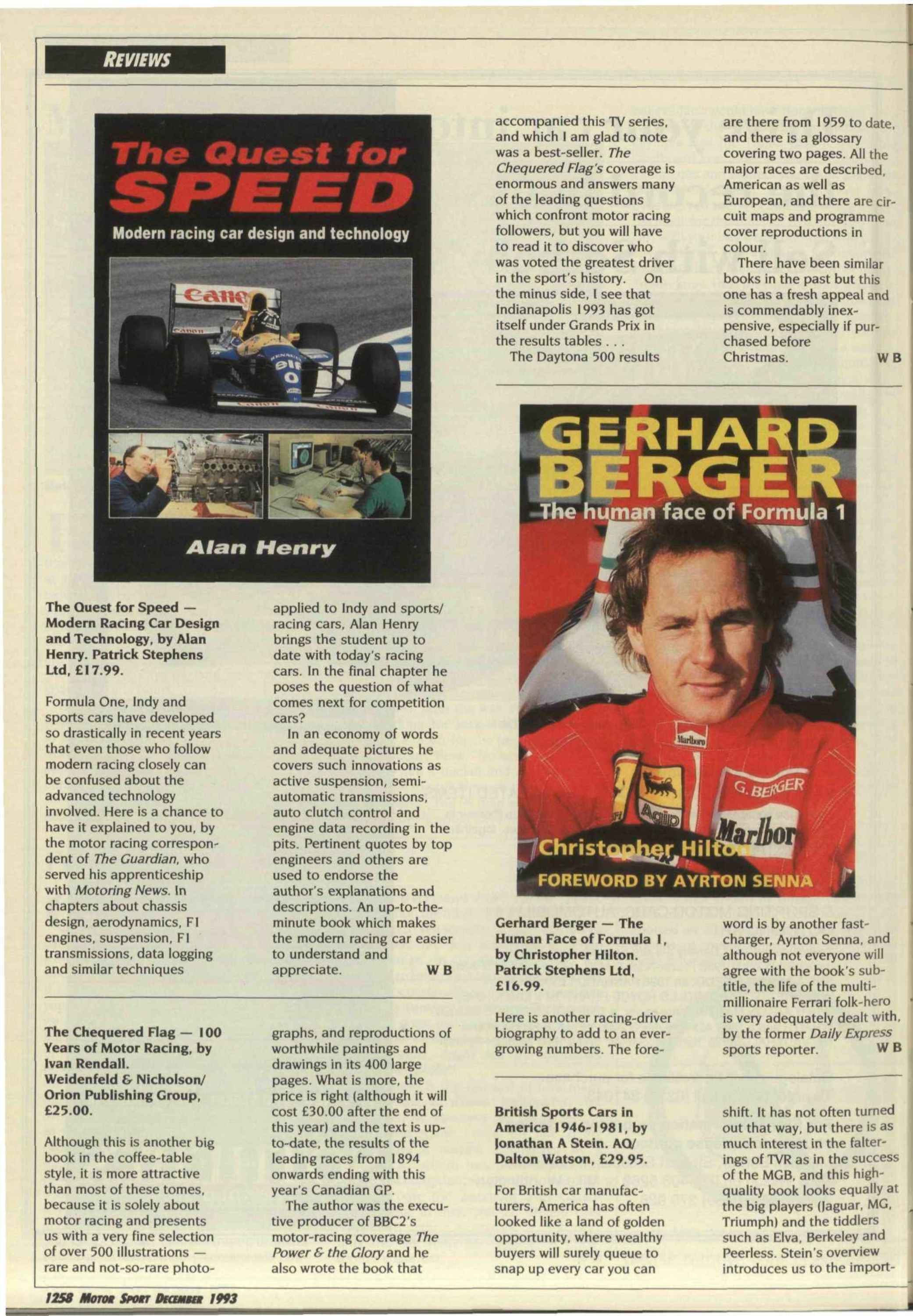 The Chequered Flag 100 Years Of Motor Racing By Ivan Rendall Weidenfeld Nicholson Orion Publishing Group GBP2500 The Chequered Flag 100 Years Of Motor Racing By Ivan Rendall Weidenfeld Nicholson Orion Publishing Group GBP2500