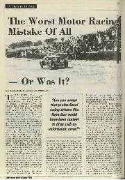 The worst racing mistake of all - or was it? - Left