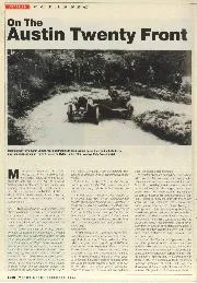 On The Austin Twenty Front - Left