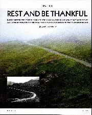 Rest and be thankful - Left