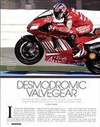 Desmodromic valvegear - Left