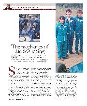 The mechanics of Jackie's racing - Left