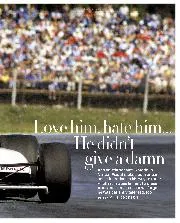 Love him, hate him... Nelson Piquet didn't give a damn - Right