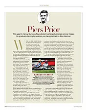 In the spotlight: Piers Prior - Left