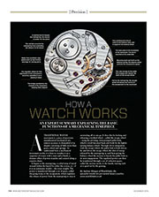 Precision: How a watch works, December 2015 - Left