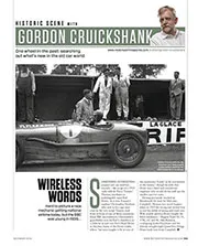 Historic scene with Gordon Cruickshank - Left