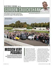 Historic scene with Gordon Cruickshank - Left