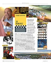 Finish line with Jo Ramirez - Left