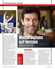 Webber explains quit decision - Left