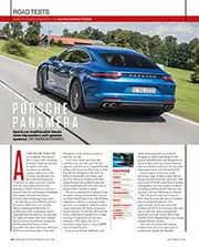 Porsche Panamera road test - Left