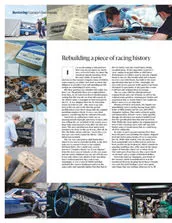 Rebuilding a piece of racing history - Left