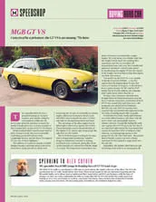 Buying an MGB GT V8 - Left