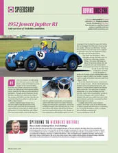 Buying a 1952 Jowett Jupiter R1 racing car - Left