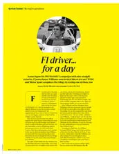 F1 driver... for a day - Left