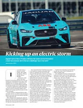 Kicking up an electric storm - Left